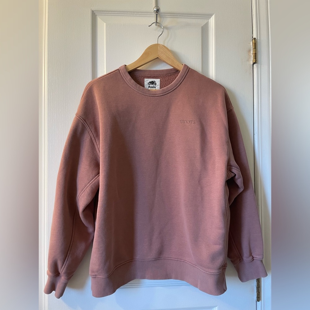 Roots Crew Sweatshirt in Burnt Rose